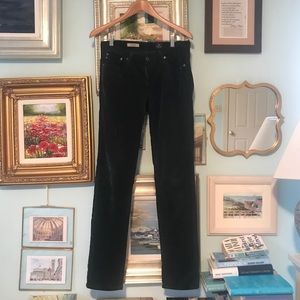 Ag Adriano Goldschmied green Stevie corduroy jeans